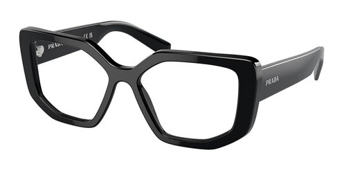 Prada Demo Cat Eye Ladies Eyeglasses PR A04VF 1AB1O1 55 - Black - PRA04VF1AB1O155