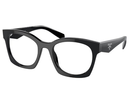 Prada Demo Cat Eye Ladies Eyeglasses PR A05V 16K1O1 50 - Black - PR A05V 16K_O1 50