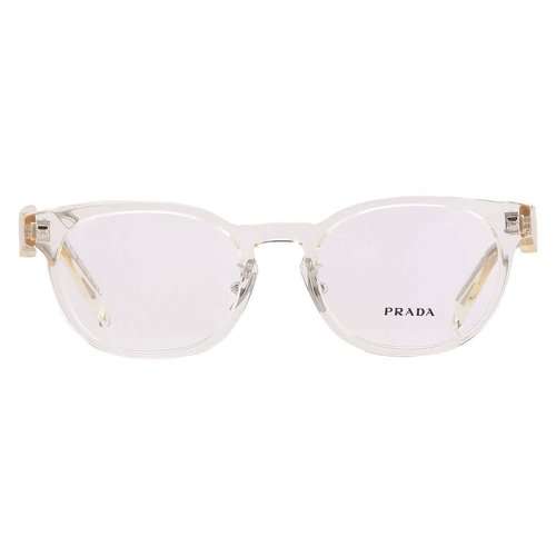 Prada Demo Oval Ladies Eyeglasses PR B06VD 19X1O1 52 - Grey - PRB06VD19X1O152