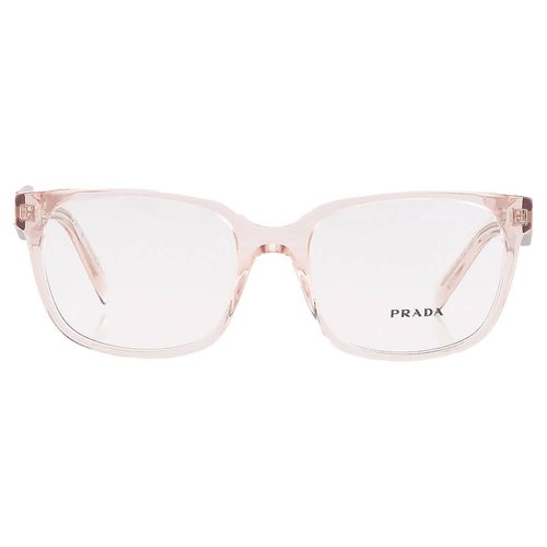 Prada Demo Square Ladies Eyeglasses PR 17ZV 15J1O1 54 - Blue/Pink - PR 17ZV 15J_O1 54