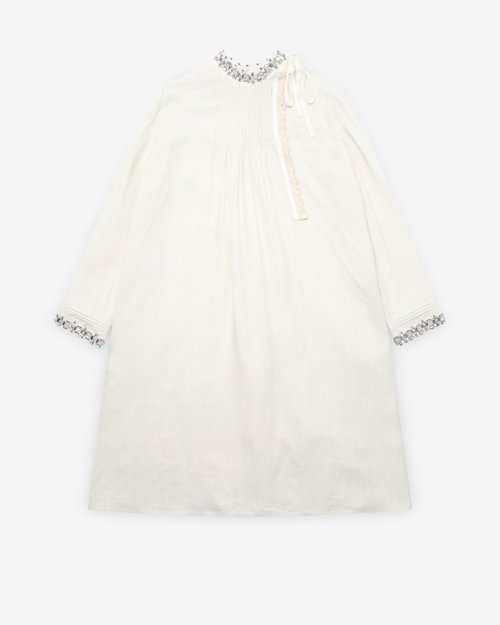 Prada Embellished Dress - Talc - P3R16R_18MP_F0K74