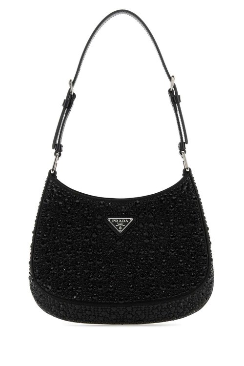 Prada Embellished Satin Cleo Handbag - 1BC169_2AWL_F0002