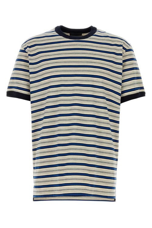 Prada Embroidered Cotton T-shirt - UJN983SOOO19BDF03DP