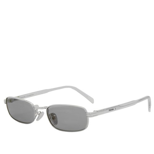 Prada Eyewear 0PR B54S Sunglasses - Silver/Light Brown - 0PR-B54S-54-1BC30P