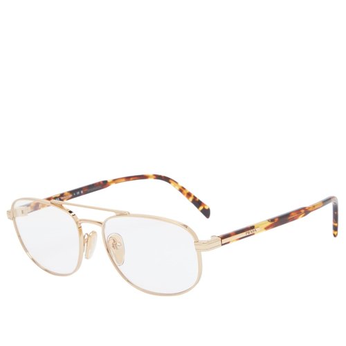 Prada Eyewear A56V Optical Glasses - Gold - 0PR-A56V-57-5AK1O1