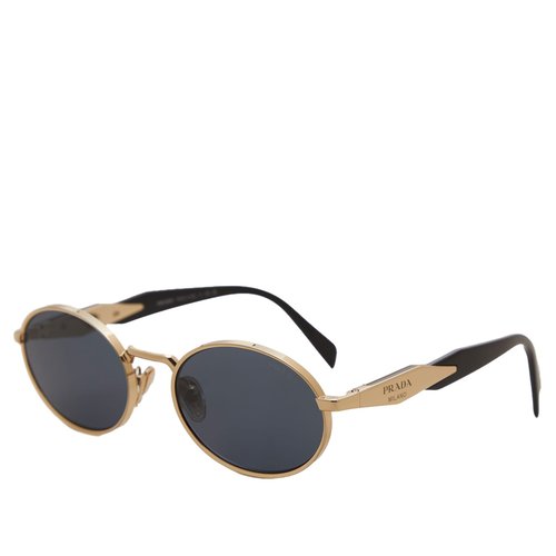 Prada Eyewear PR 65ZS Sunglasses - Gold/Grey - 0PR-65ZS-55-ZVN09T