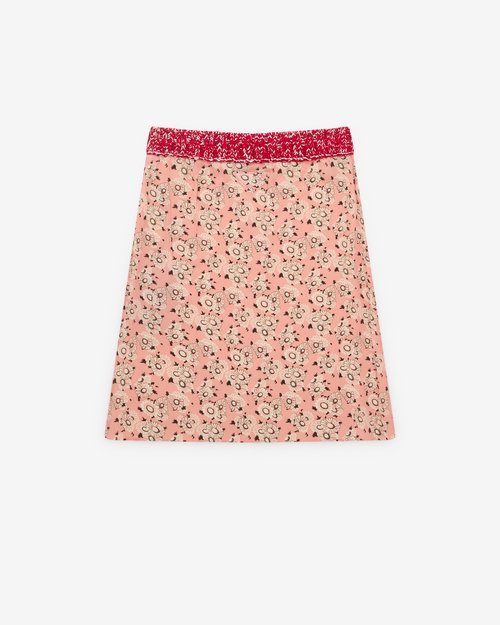 Prada Floral Print Skirt - Pink - P108Z