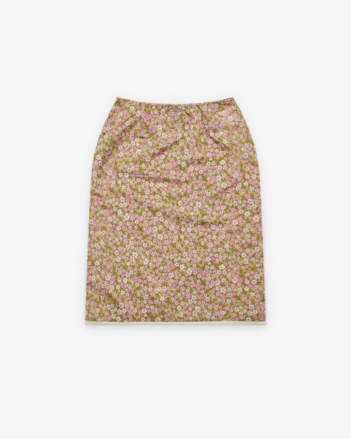 Prada Floral Skirt - Multi - 21H037