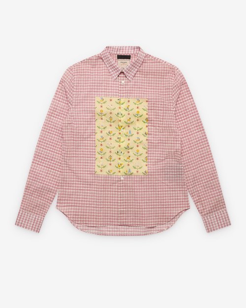 Prada Flower Print Shirt - Red - UCN627