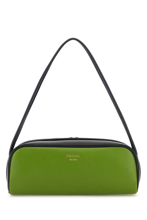 Prada Leather Shoulder Bag - Green - 1BC249_ASKF04IS