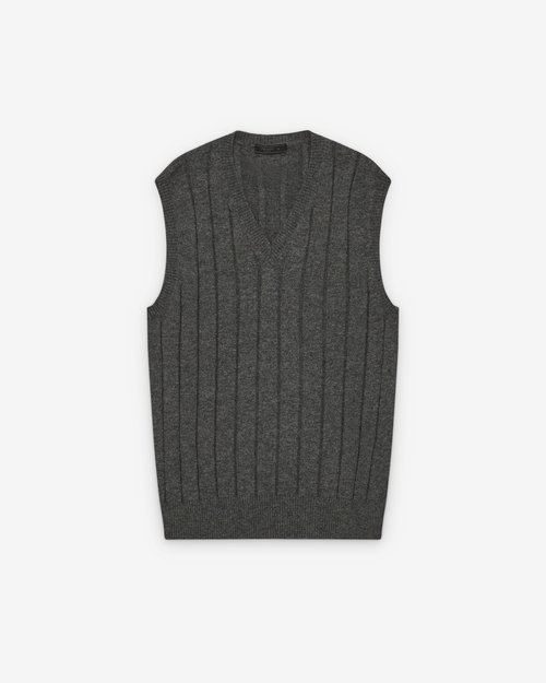 Prada Knitted Tank Top - Slate Grey - UMT530