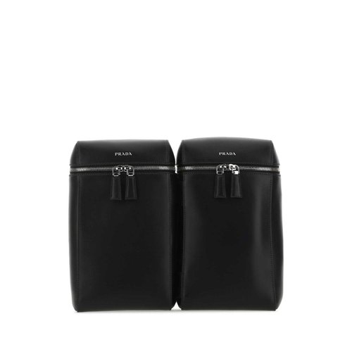 Prada Leather Backpack - Black - 2VZ1002DXVF000231