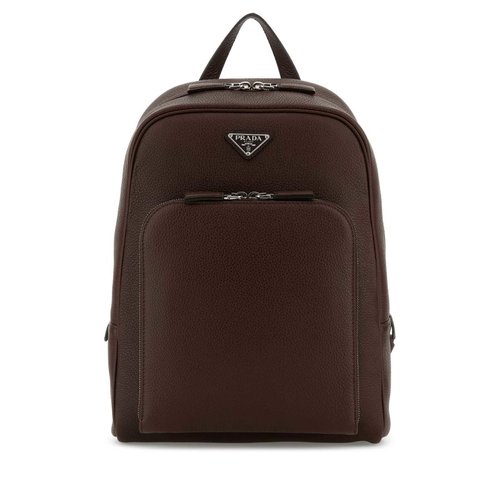 Prada Leather Backpack - Brown - 2VZ102VDOO2BBEF003828