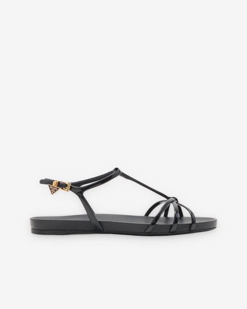 Prada Leather Sandals - Black - 1X379O069F0002