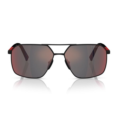 Prada Linea Rossa A50s Dg008f Nero Effetto Gommato Sunglasses - PSA50SDG008FNEROEFFETTOGOMMATO