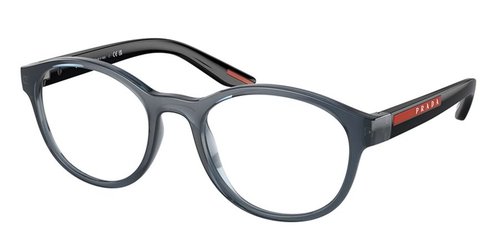 Prada Linea Rossa Demo Oval Eyeglasses 07PV CZH1O1 53 - Blue - PS 07PV CZH_O1 53