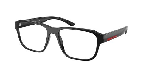 Prada Linea Rossa Demo Rectangular Eyeglasses 05RV 1AB1O1 52 - Black - PS 05RV 1AB_O1 52