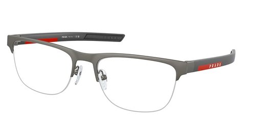 Prada Linea Rossa Demo Rectangular Eyeglasses 51QV 19K1O1 55 - Grey - PS 51QV 19K_O1 55