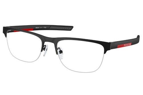 Prada Linea Rossa Demo Rectangular Eyeglasses 51QV 1BO1O1 57 - Black - PS 51QV 1BO_O1 57