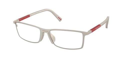 Prada Linea Rossa Demo Rectangular Eyeglasses 53QV 18X1O1 55 - Beige - PS 53QV 18X_O1 55