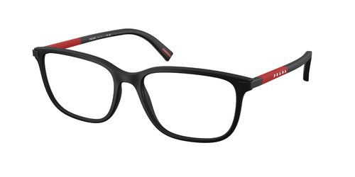 Prada Linea Rossa Demo Square Eyeglasses 02RV DG01O1 54 - Black - PS 02RV DG0_O1 54