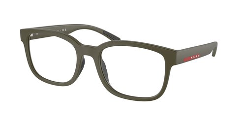 Prada Linea Rossa Demo Square Eyeglasses 05QV 15X1O1 54 - Green - PS 05QV 15X_O1 54