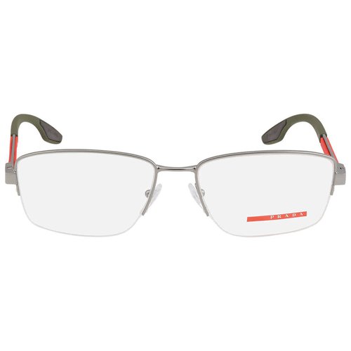 Prada Linea Rossa Demo Square Eyeglasses 51OV 7CQ1O1 56 - Gunmetal - PS 51OV 7CQ_O1 56