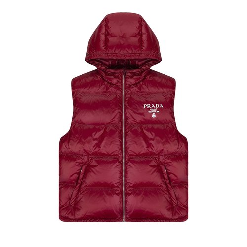 Prada Logo Padded Vest | Size L - SGC090_S22_211A9