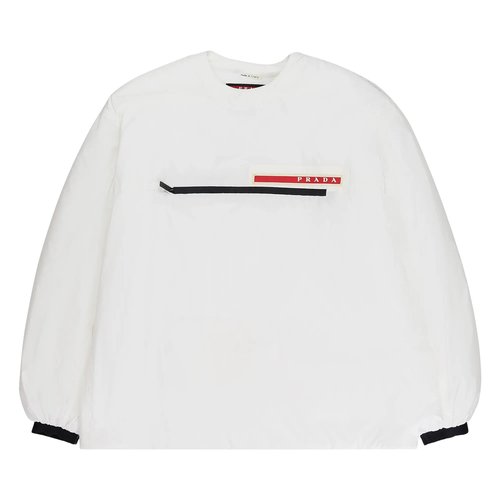 Prada Logo Zip Sweater - 0195100000106LZSWHWHIT