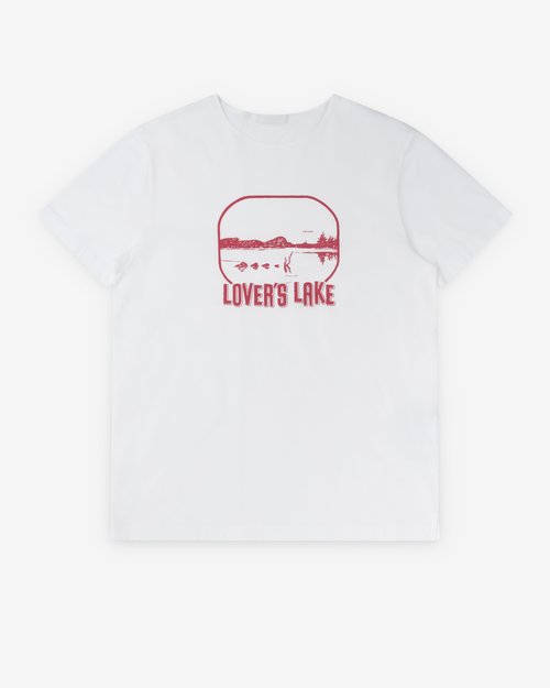 Prada Lovers Lake T-Shirt - White - UJN974
