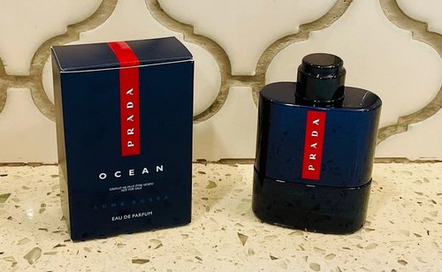 Prada Luna Rossa Ocean Eau de Parfum EDP 0.3 oz Fragrances 3614274187779 - Orange - 361427_4187_779OZ