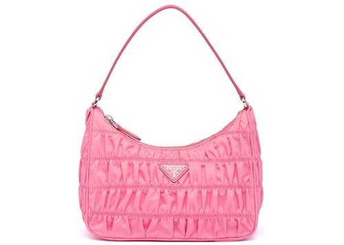 Prada Mini Bag Nylon and Saffiano Leather - Pink