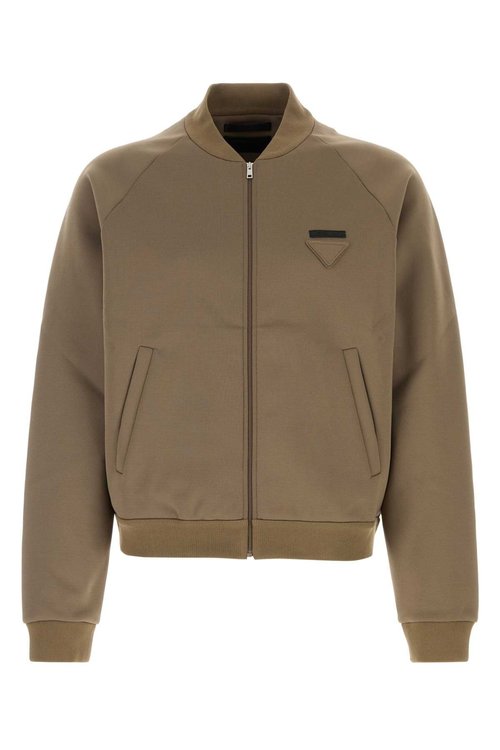 Prada Mud Stretch Nylon Sweatshirt - UJL40CSOOO1TQXF063M