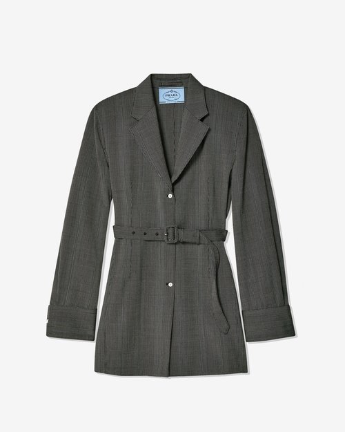 Prada Multicolor Wool Blazer - Grey - P564OH_14XI_F0170