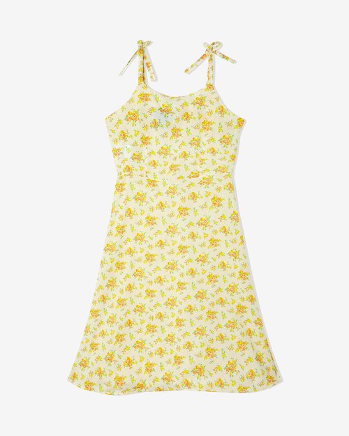 Prada Muslin Dress - Yellow - P3P4815X6F0010