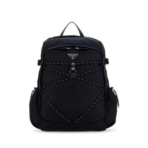 Prada Navy Canvas Backpack - Blue - 2VZ1222DMGF000842