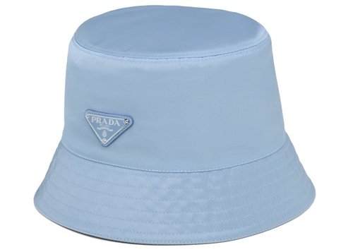 Prada Nylon Bucket Hat - Astral Blue