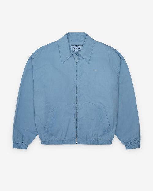 Prada Old Gabardine Blouson Jacket - Astro - 292318_1716_F0M10