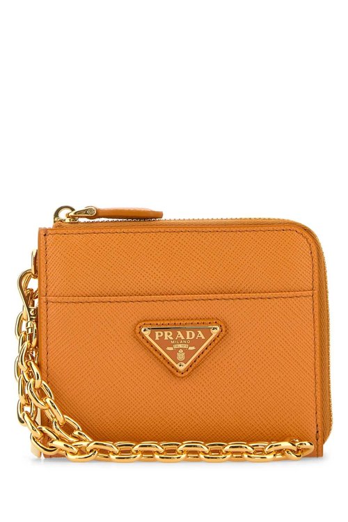 Prada Orange Leather Wallet - 1ML061_QHHF0287