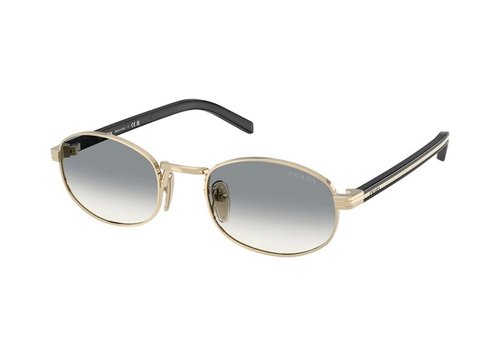 Prada Oval Sunglasses - Pale Gold (Pr_B53S_Zvn02C_49Mm)