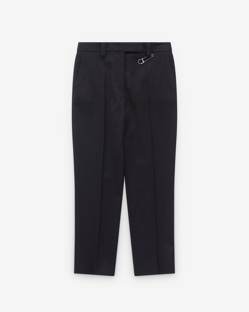 Prada Pin Trousers - Anthracite - P267J