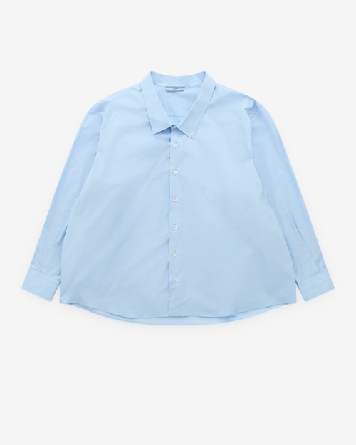 Prada Poplin Shirt - Sky Blue - P480I
