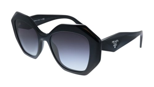 Prada PR 16WS 1AB5D1 Grey Gradient Lens Sunglasses - Black - PR_16WS_1AB5D1