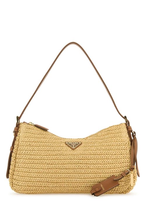 Prada Raffia Large Aimãe Shoulder Bag - 1BC247_2MG3_F0018