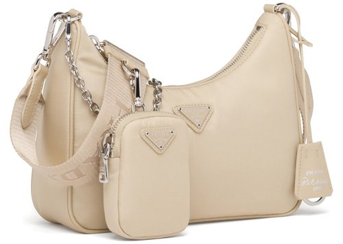Prada ReEdition 2005 Shoulder Bag - Desert Beige