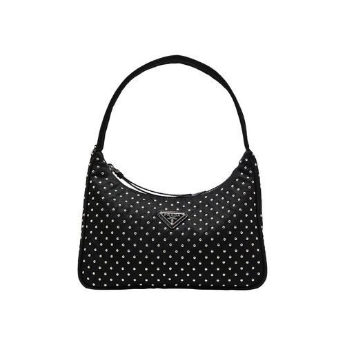Prada Re-Edition Re-Nylon Mini Bag With Studs - 1BC515_2HGV_F0002