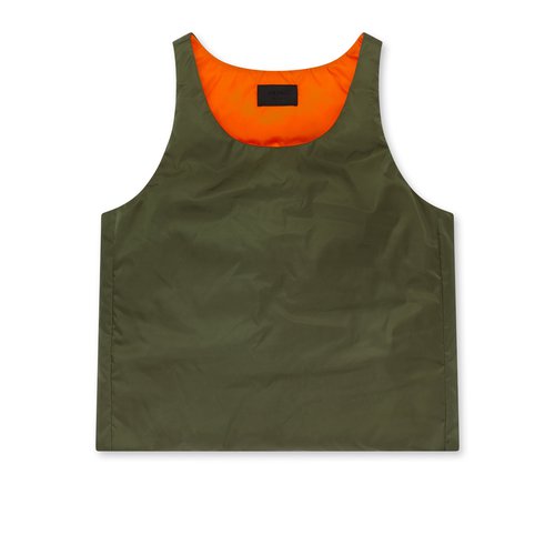 Prada Re-Nylon Down Vest - Military Green - SGC386