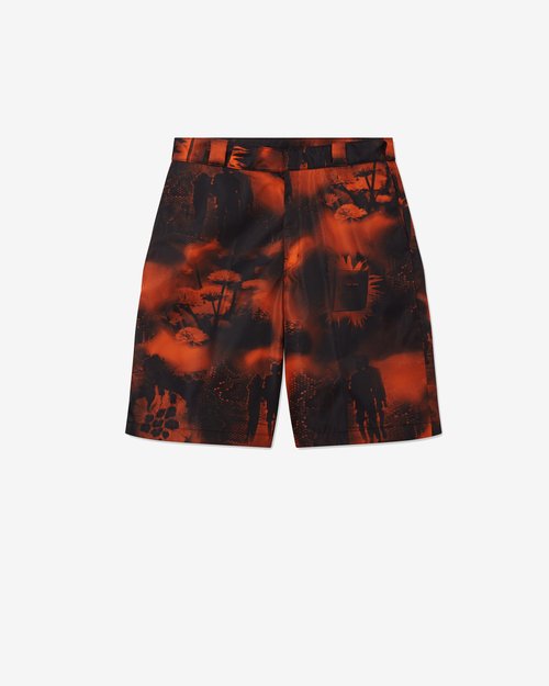 Prada Re-Nylon Shorts - Orange - SPG32