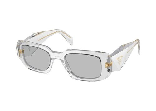 Prada Rectangle Sunglasses - Transparent Grey (Pr_17Wsf_12R30B_51Mm)