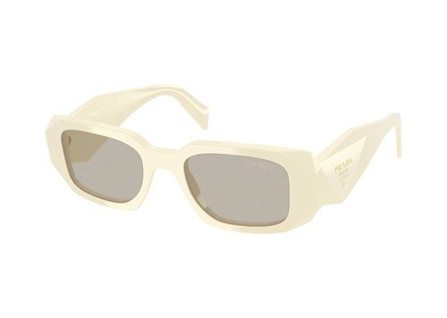 Prada Rectangle Sunglasses - White Milk (Pr_17Ws_21D5J2_49Mm)